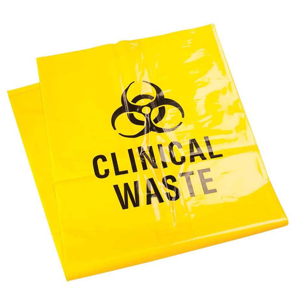 Clinical Waste Bags 240L 30um (roll 100)